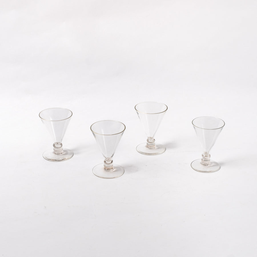 Set of 4 liqueur glasses