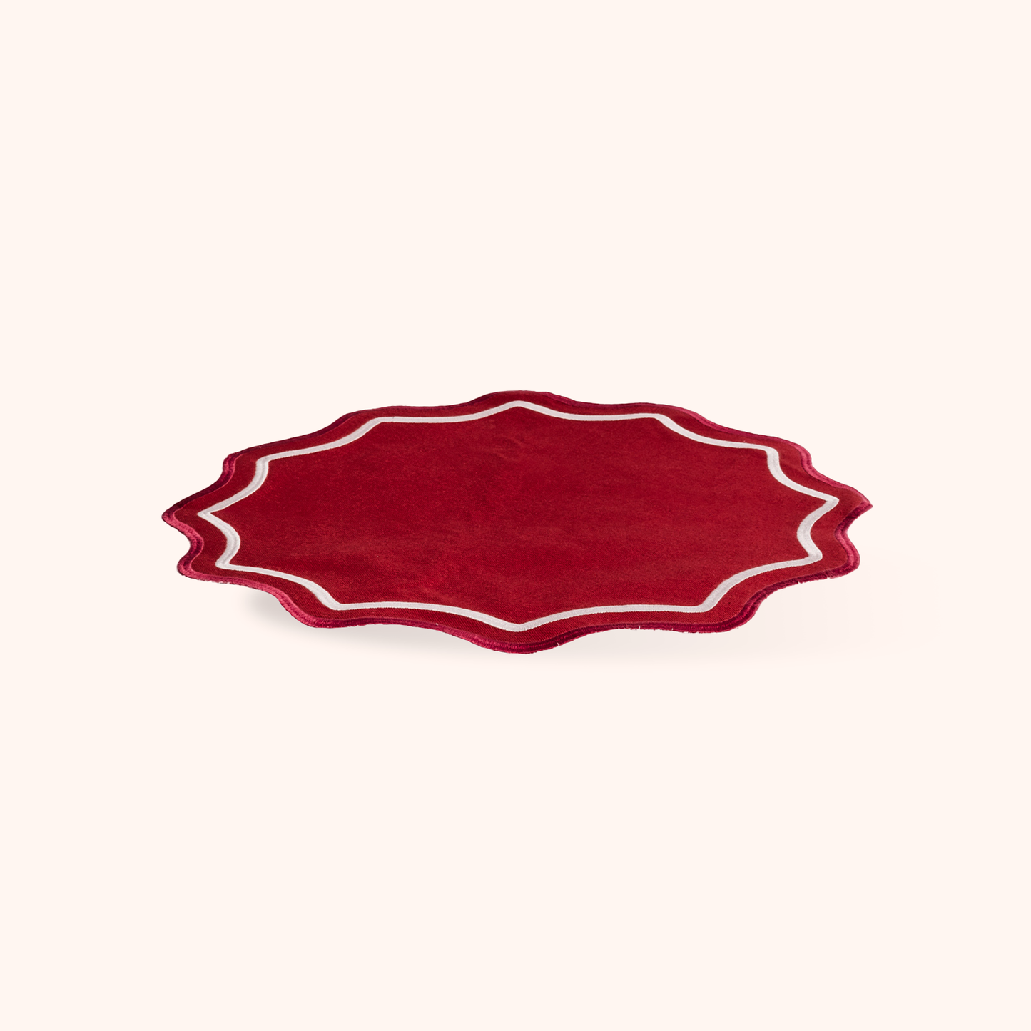 Set 2 Scalloped Placemats