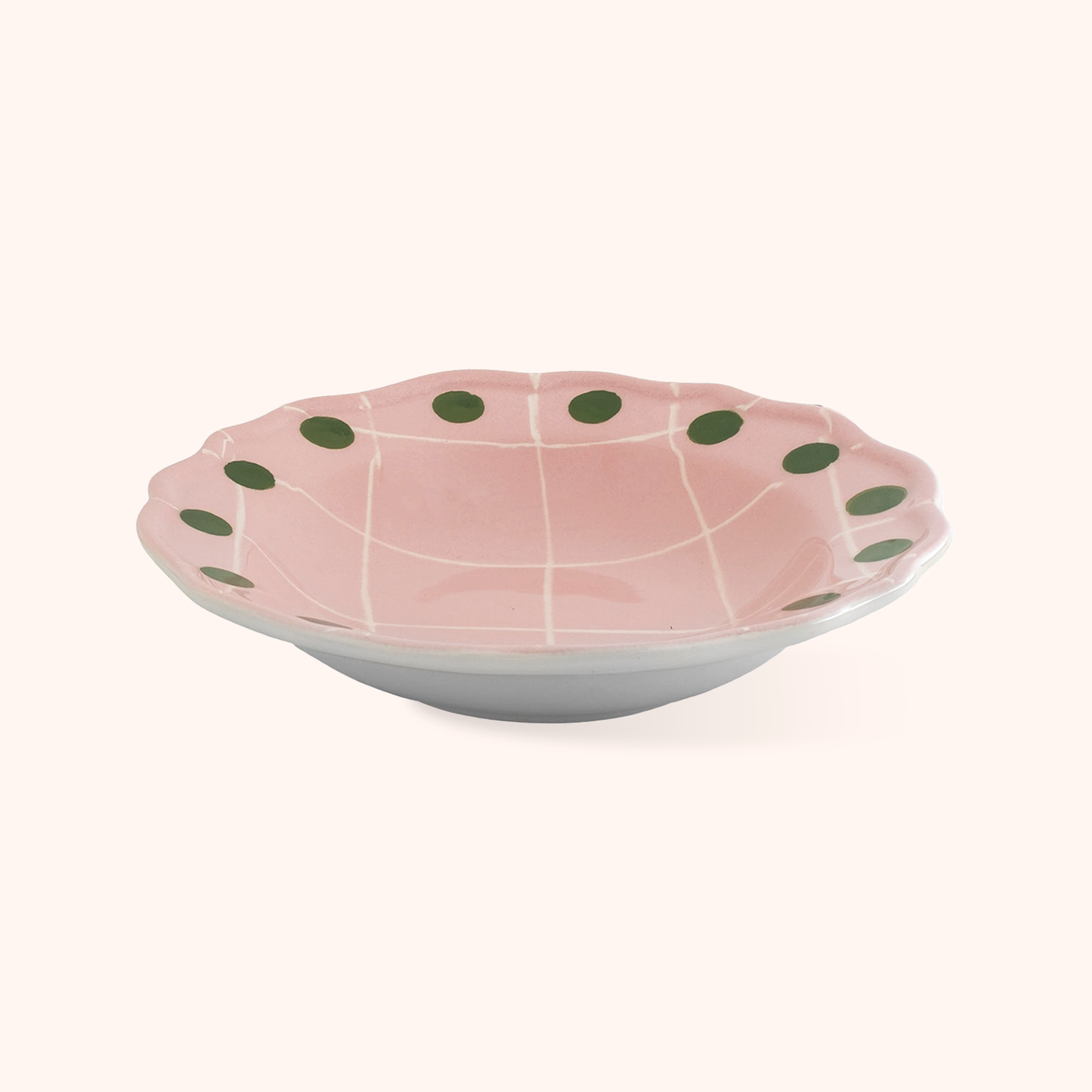 Piatto Fondo Rosa