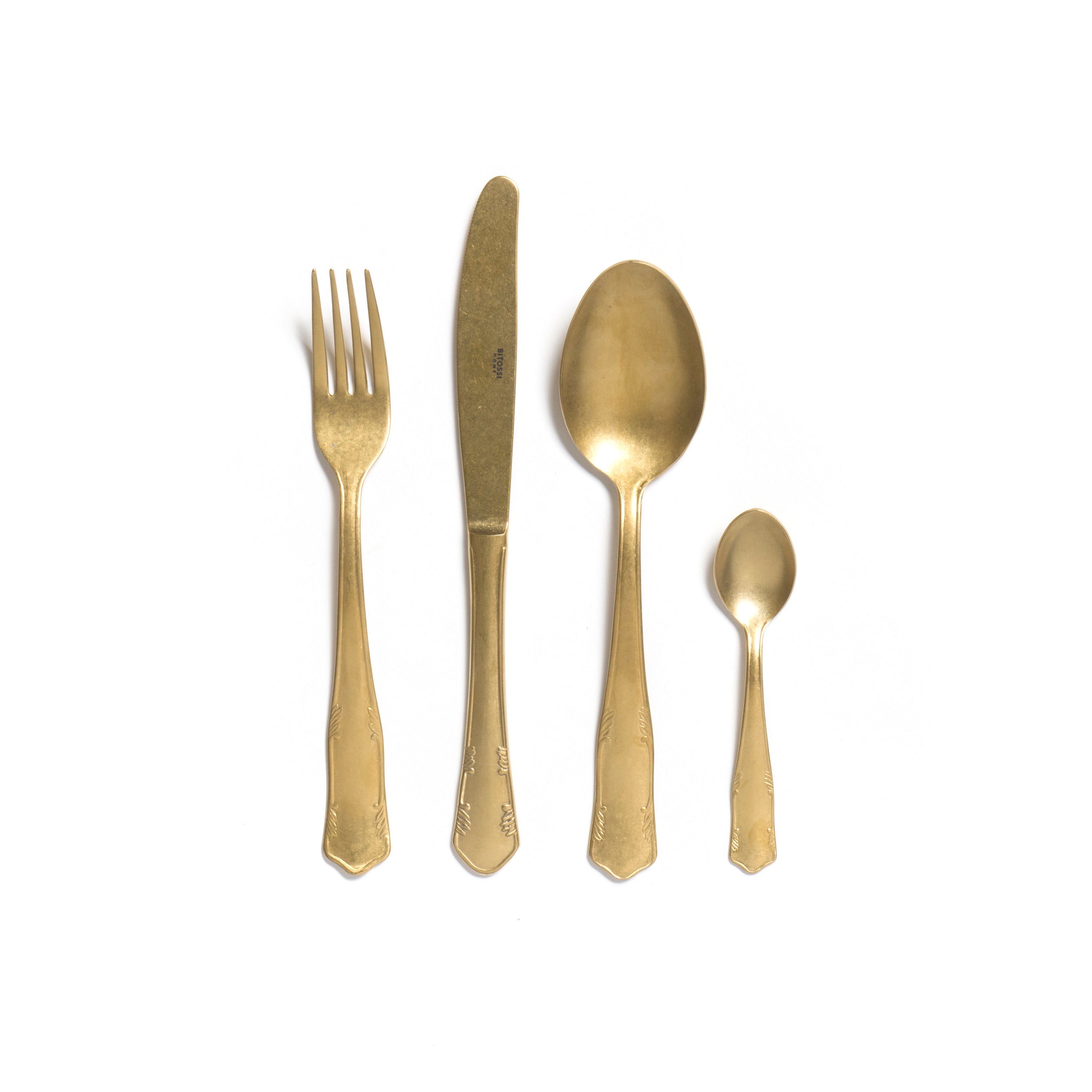 Set 24 Pieces Cutlery Gold matte finish