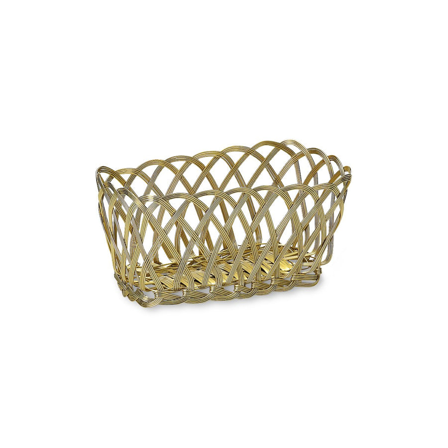 Rectangular copper basket