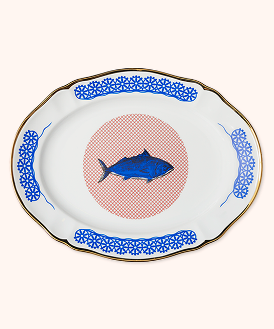 Vassoio Ovale Pesce