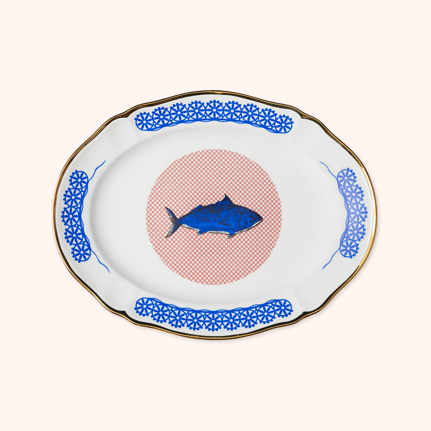 Vassoio Ovale Pesce