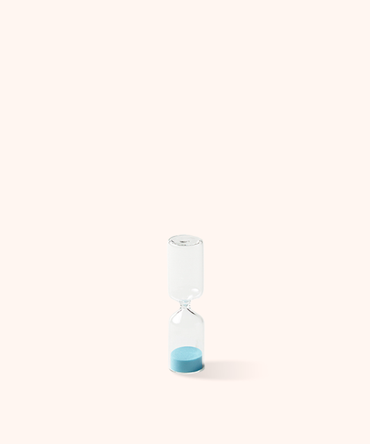 Light Blue Mini Hourglass