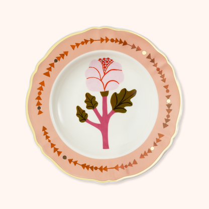 Piatto Fondo Rosa
