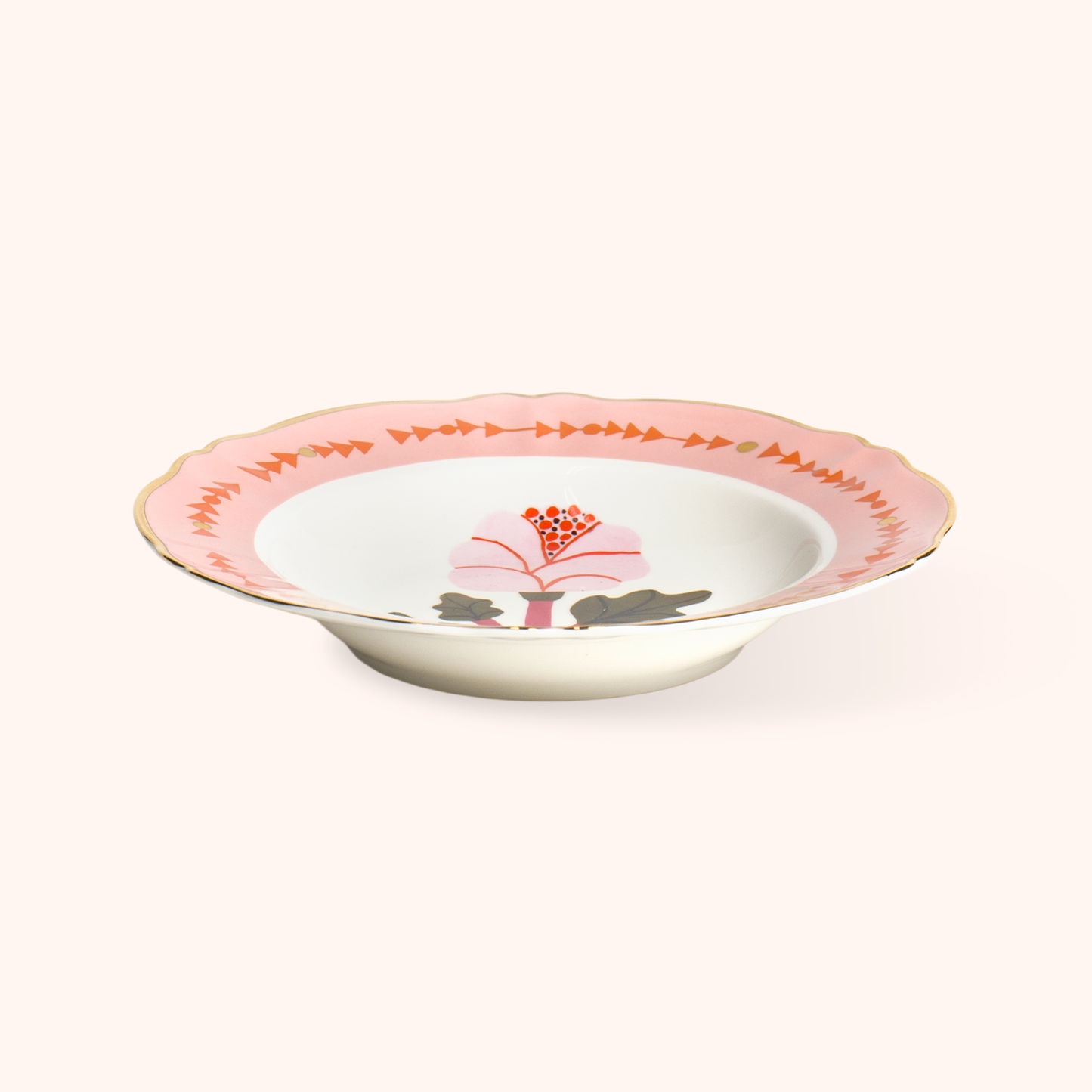 Piatto Fondo Rosa