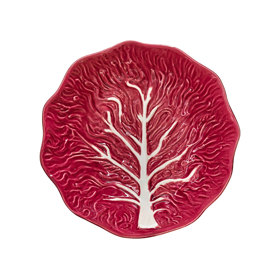 Radicchio-shaped salad bowl