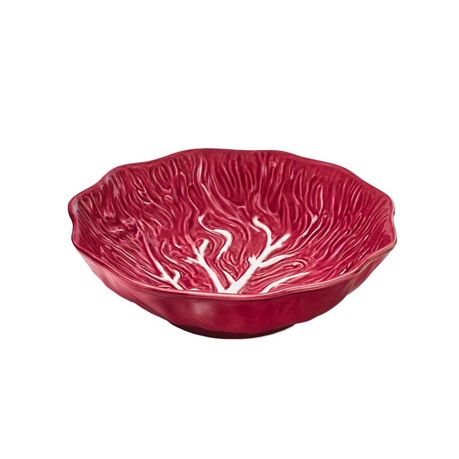 Radicchio-shaped salad bowl