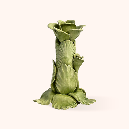 Green Candle Holder
