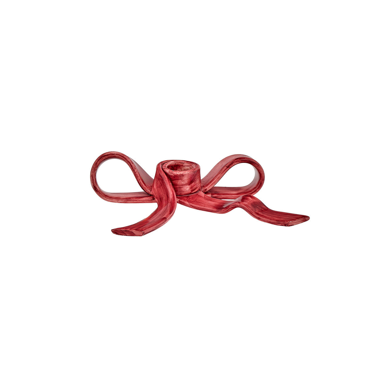 Bordeaux Bow Candle Holder