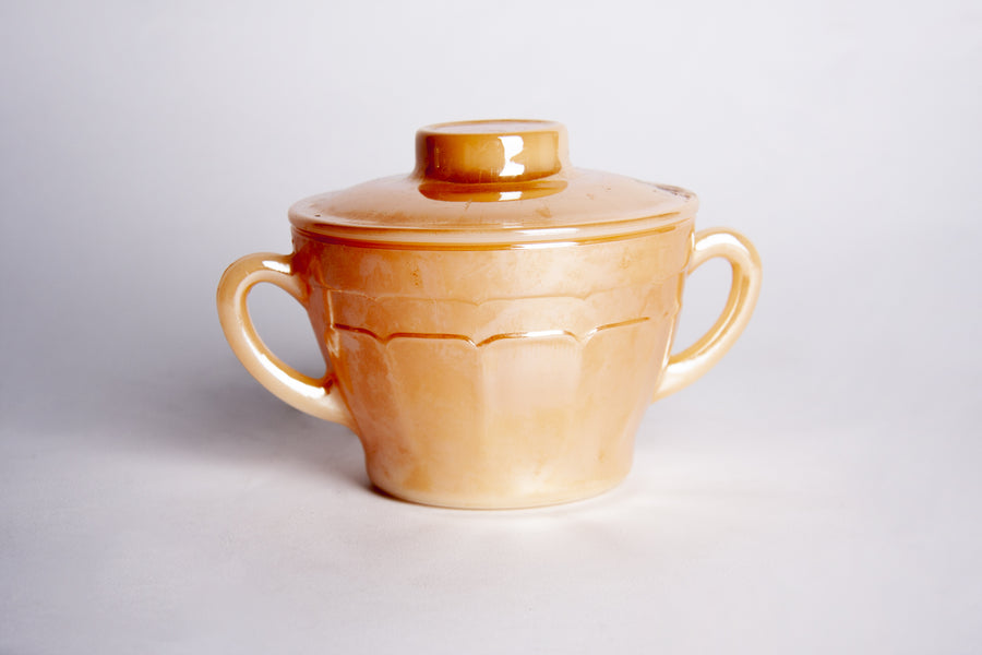 Tea cups with sugar bowl