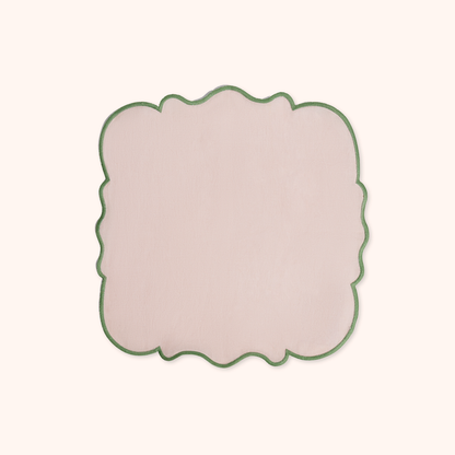 Set 2 Scalloped Napkins