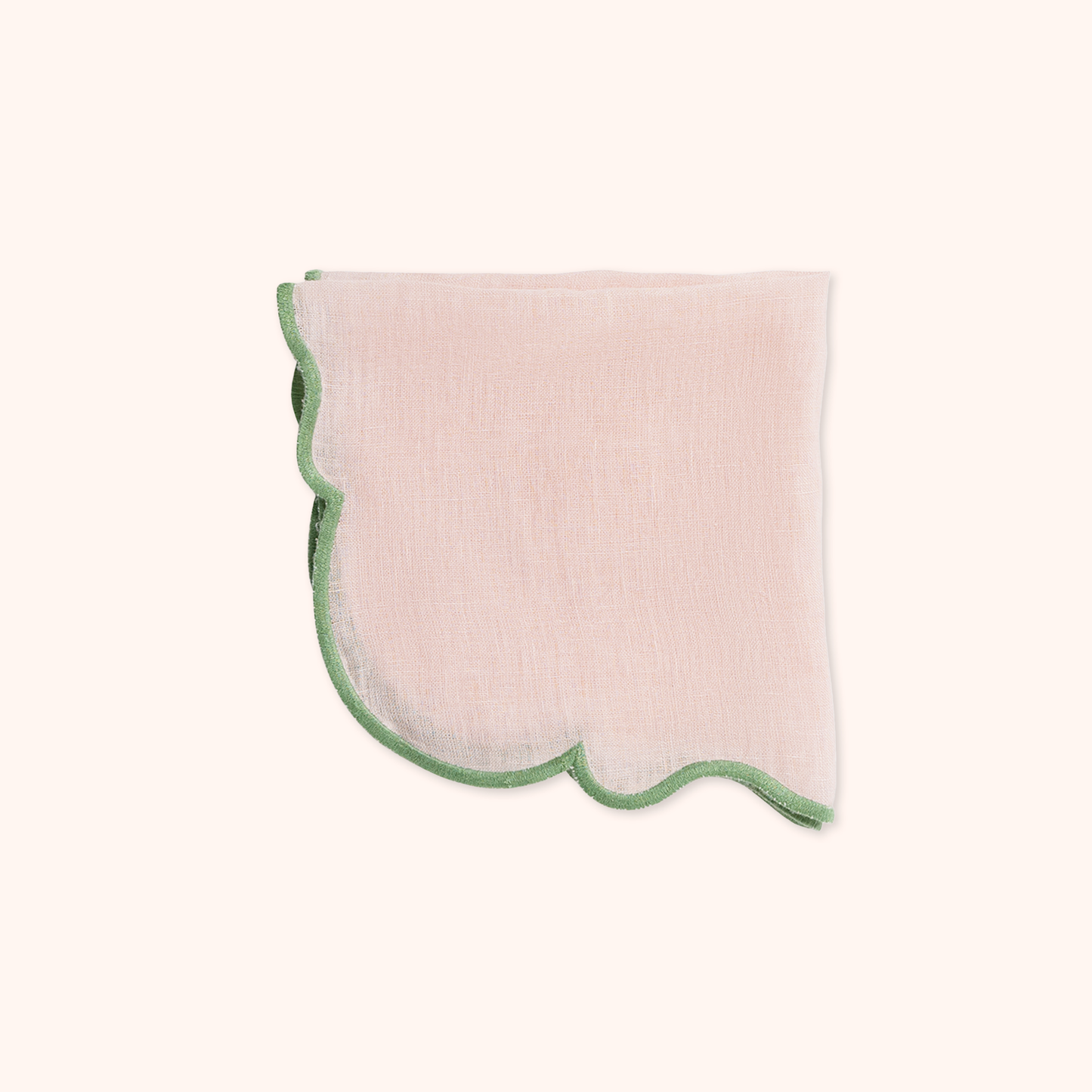 Set 2 Scalloped Napkins