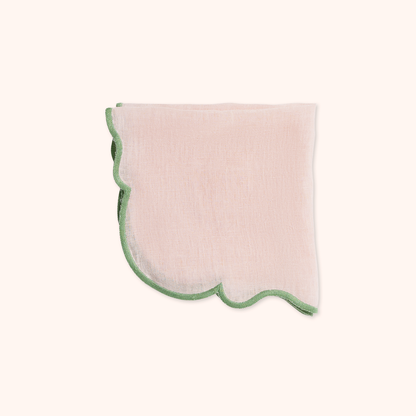 Set 2 Scalloped Napkins