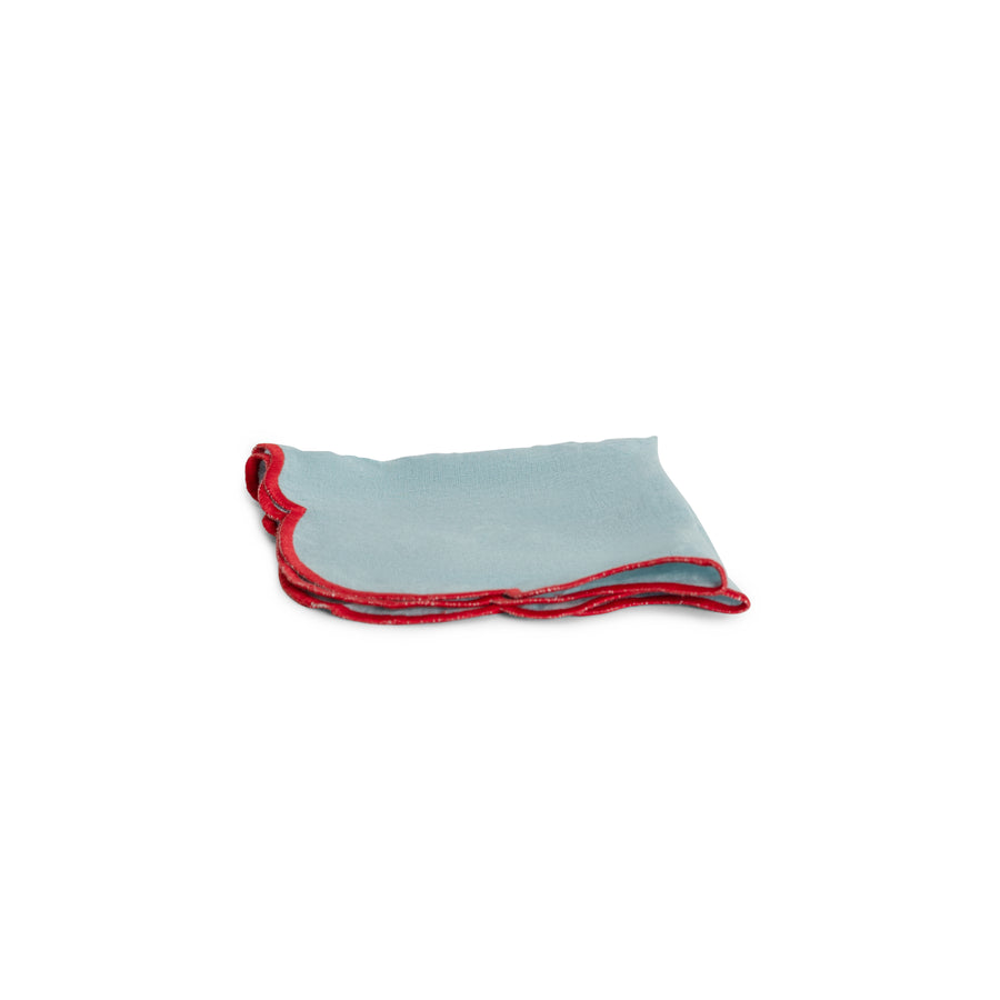 Set 4 tovaglioli bordo smerlato