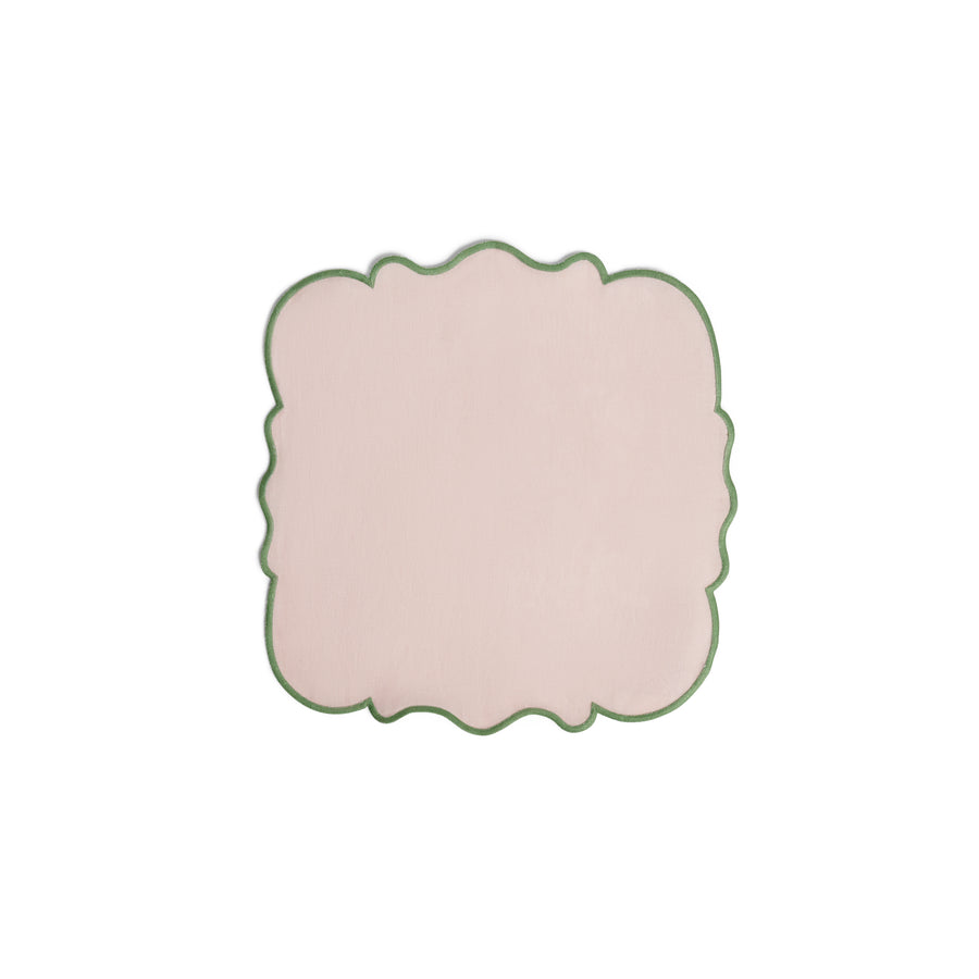 Set 2 scalloped napkins