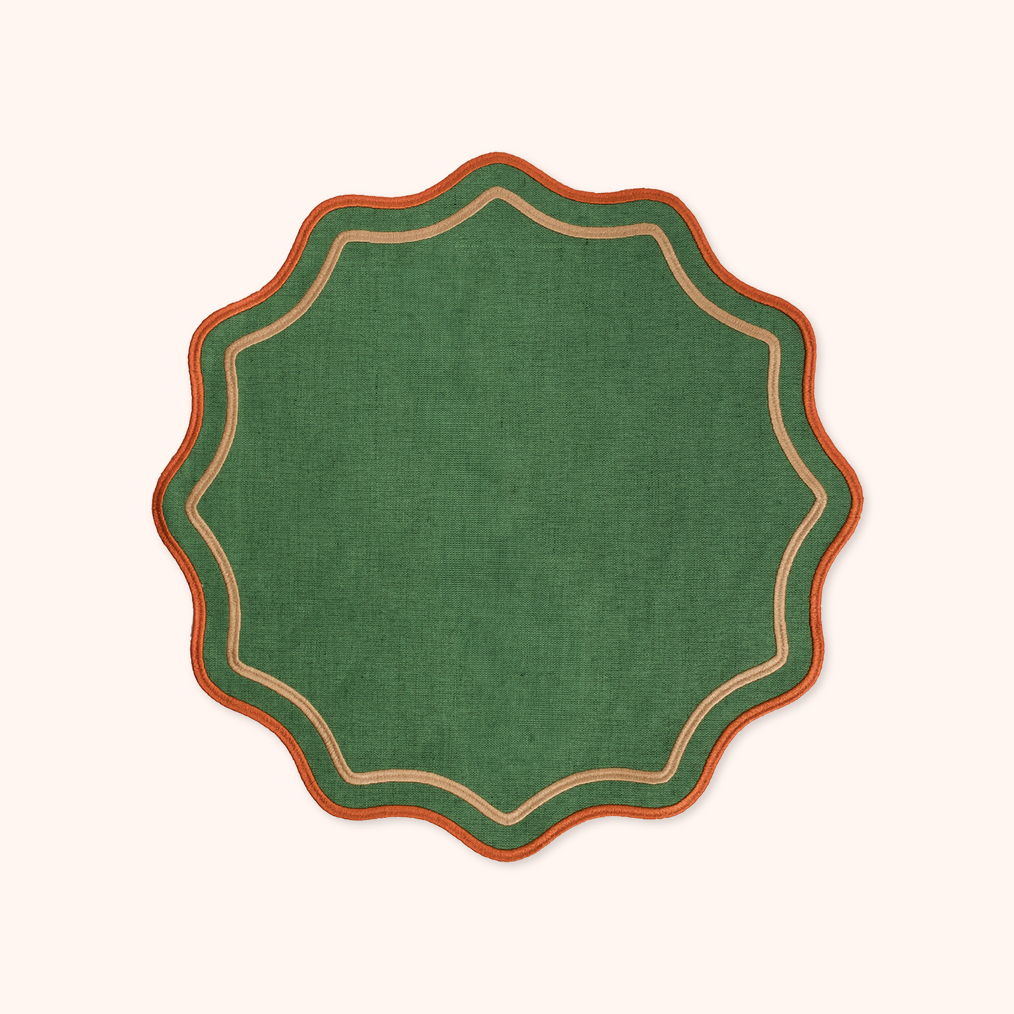 Set 2 Scalloped Placemats