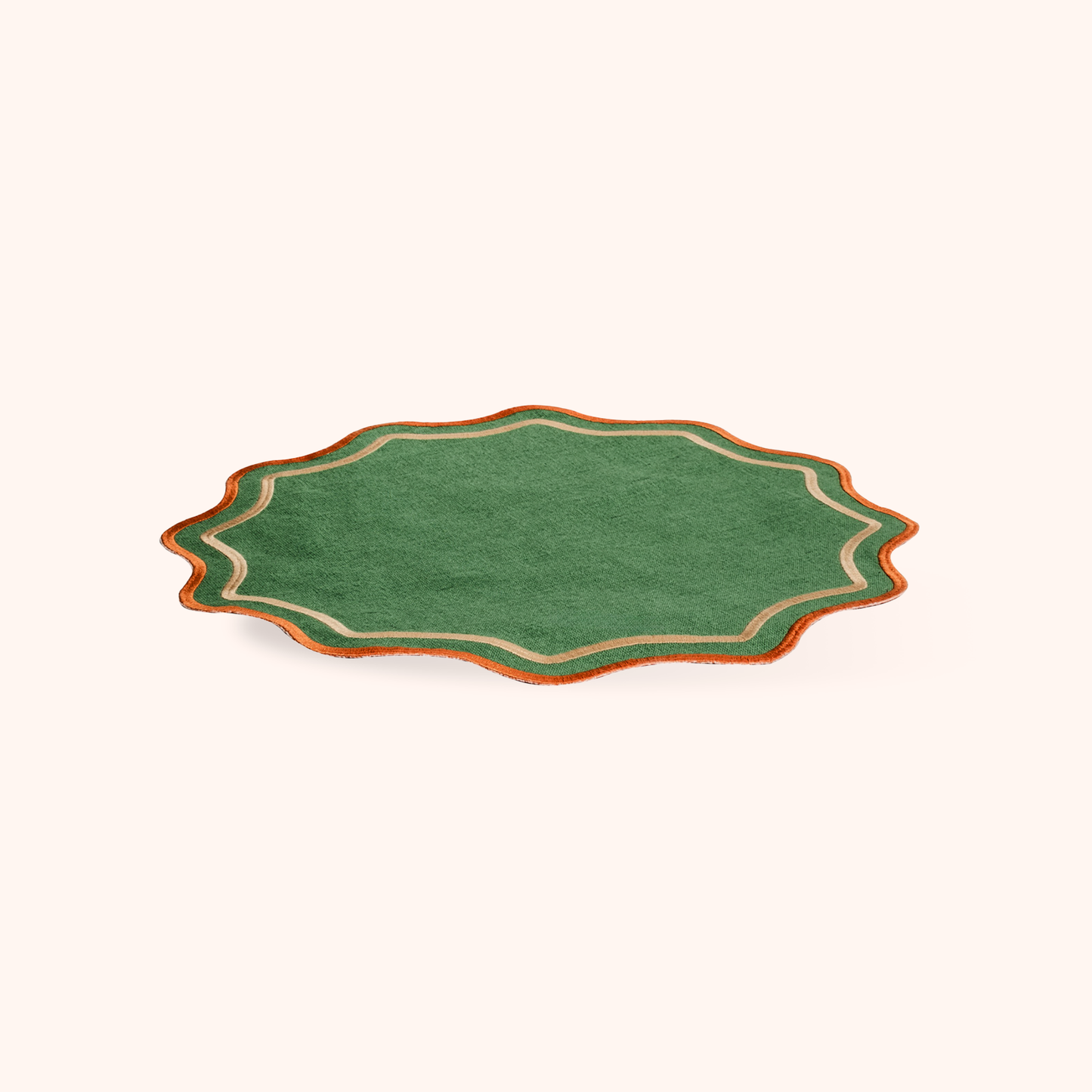 Set 2 Scalloped Placemats