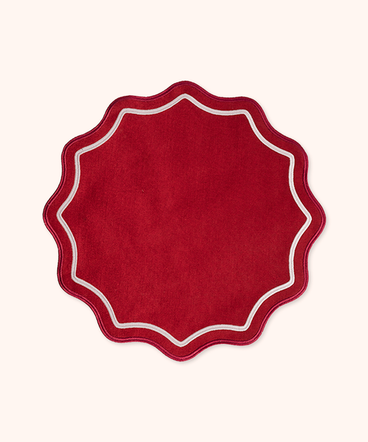 Set 2 Scalloped Placemats
