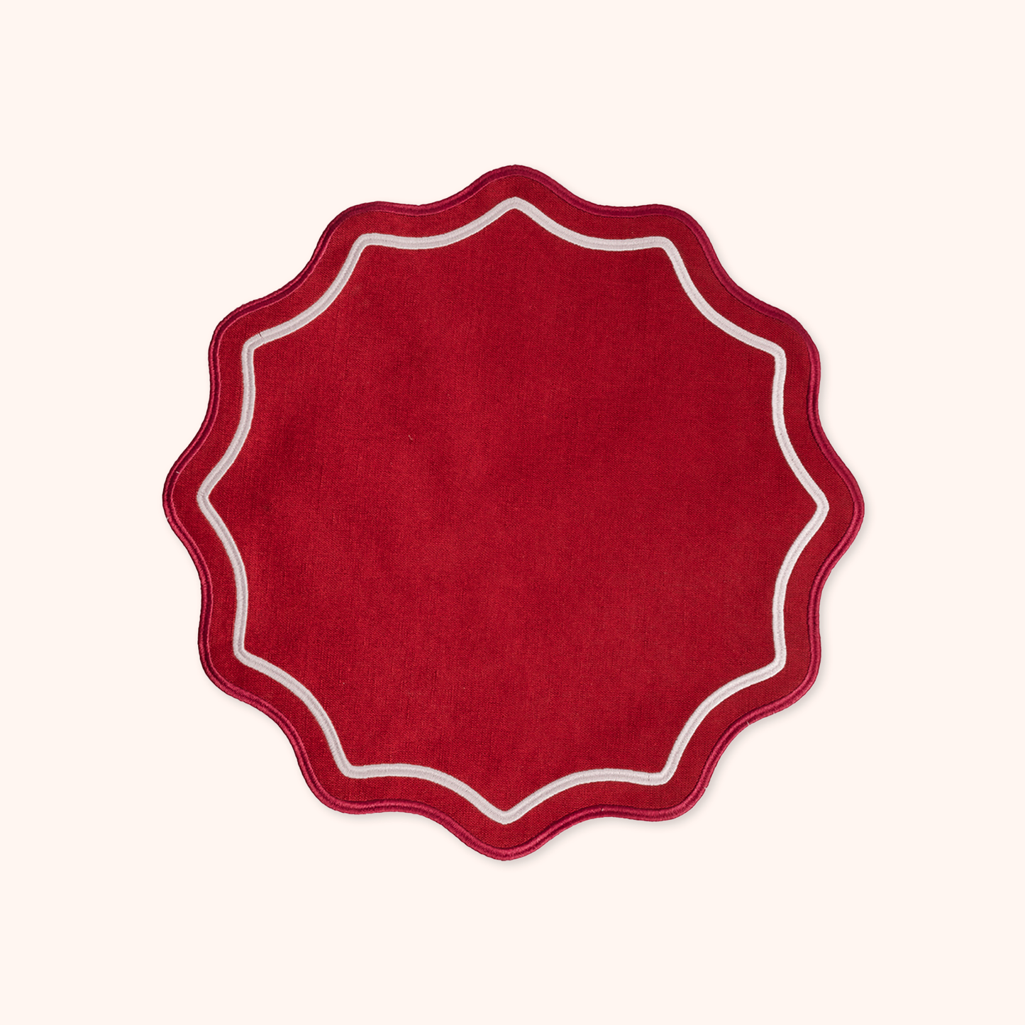 Set 2 Scalloped Placemats