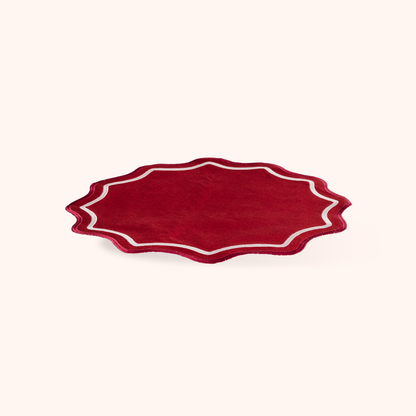 Set 2 Scalloped Placemats
