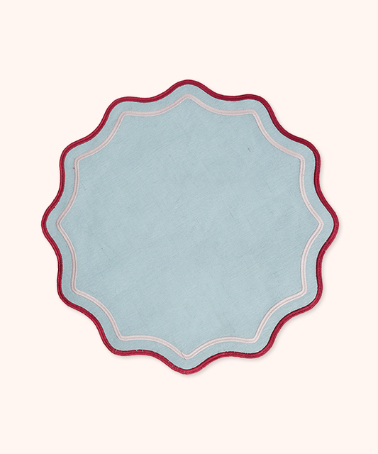 Set 2 Scalloped Placemats