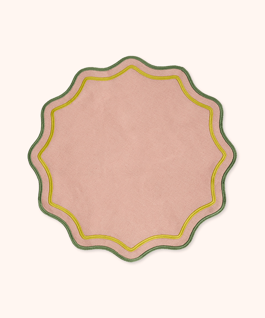 Set 2 Scalloped Placemats