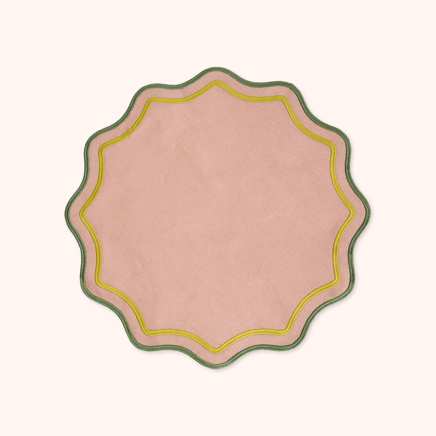 Set 2 Scalloped Placemats