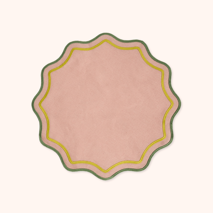 Set 2 Scalloped Placemats