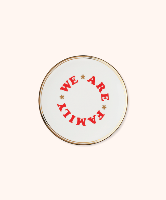 We Are Family Plate
