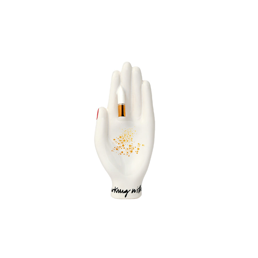 Hand ashtray