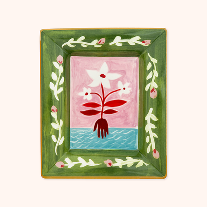 Svuotatasche Fiori Bianchi