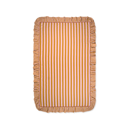 Striped Tablecloth with Volant