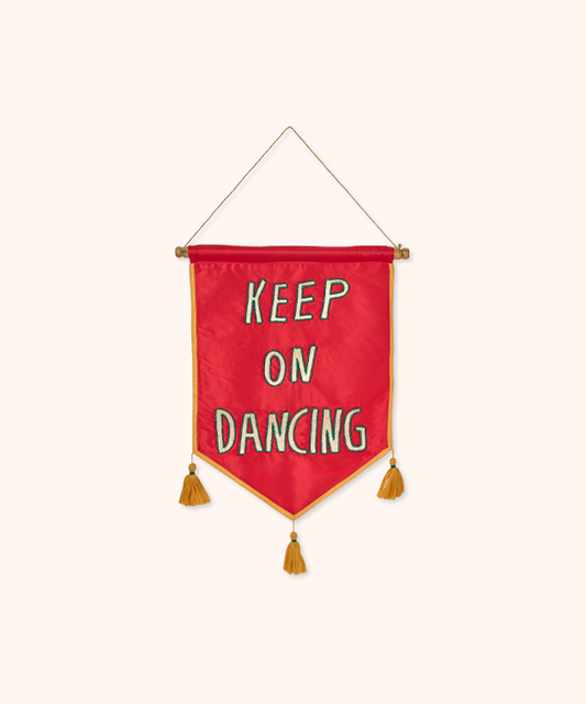 Embroidered Tapestry Dancing