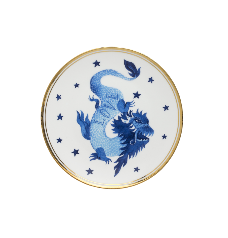 Blue Dragon Plate