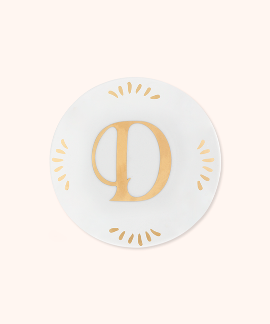 Little Plate Letter D