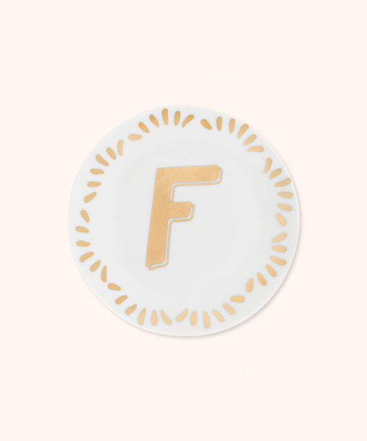 Little Plate Letter F