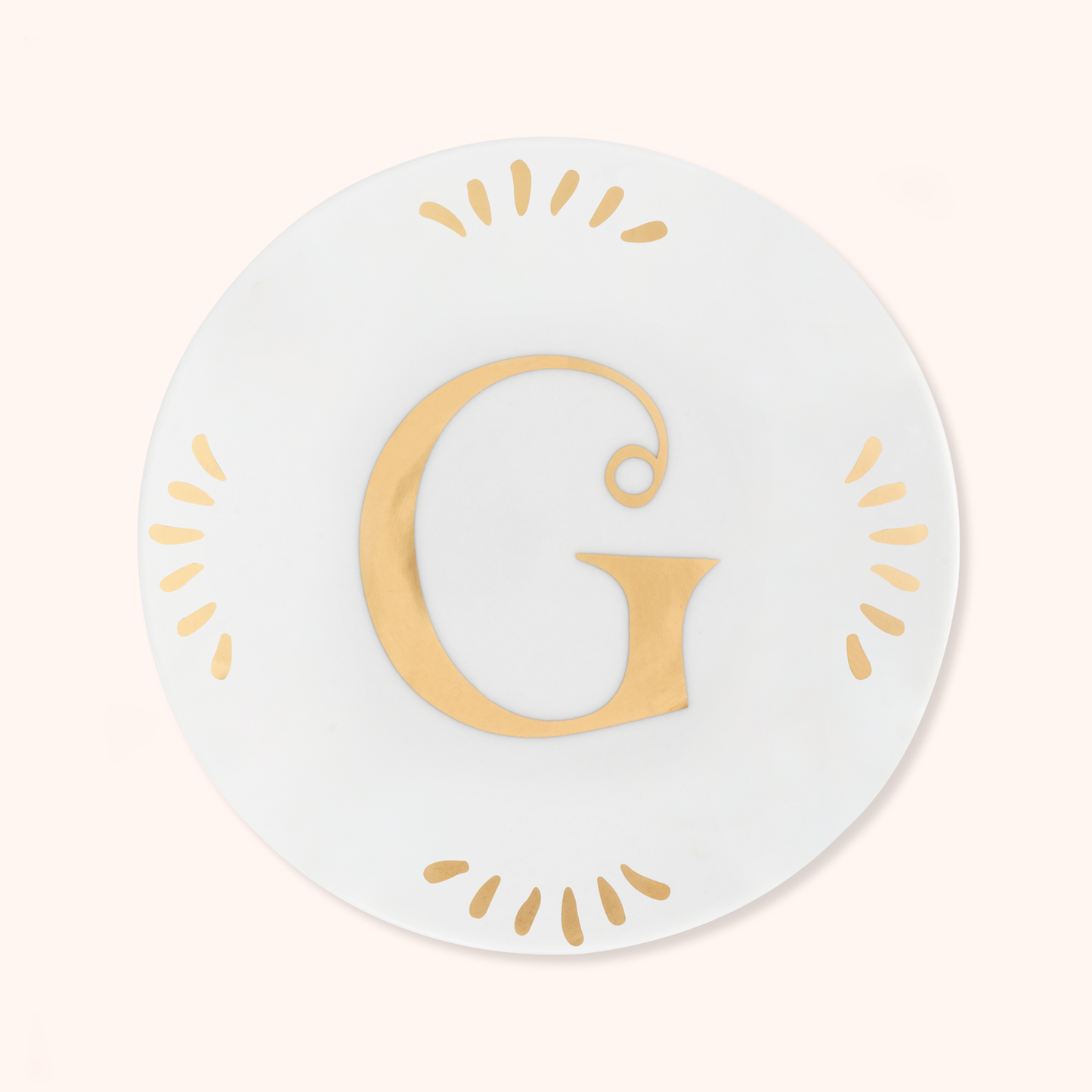 Piattino Lettera G