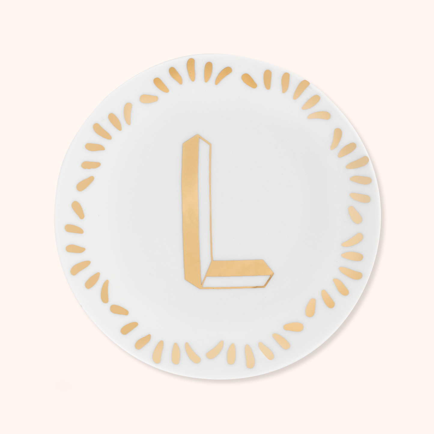 Piattino Lettera L