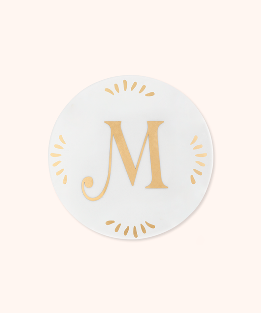 Little Plate Letter M