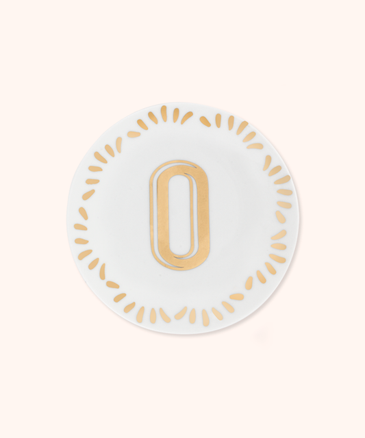 Little Plate Letter O