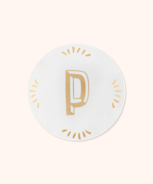 Little Plate Letter P