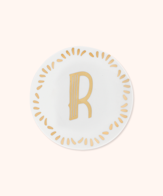 Little Plate Letter R