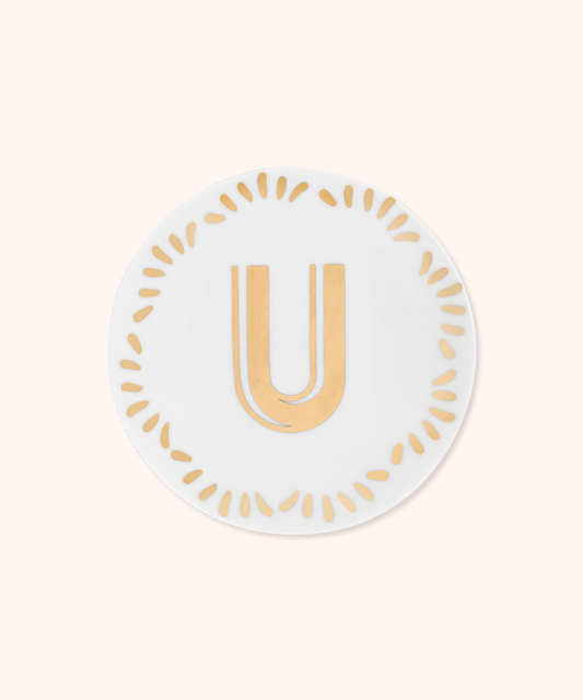 Little Plate Letter U