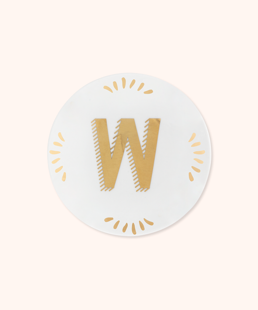 Little Plate Letter W