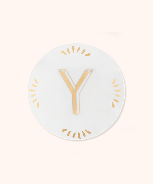 Little Plate Letter Y