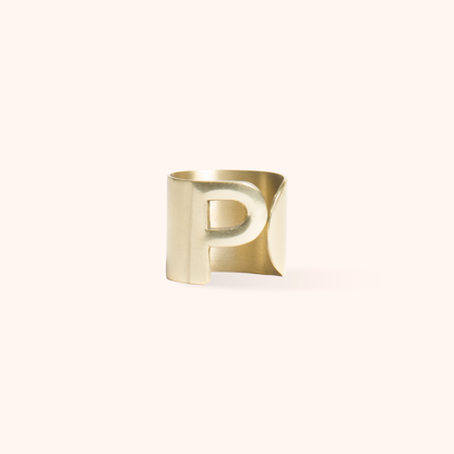 Porta Tovagliolo Lettera P