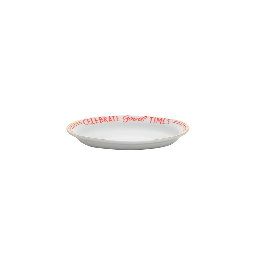 Little Oval Dish Celebrate Good Times