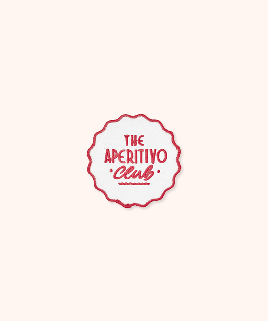 Set 2 Sottobicchieri Aperitivo Rosso