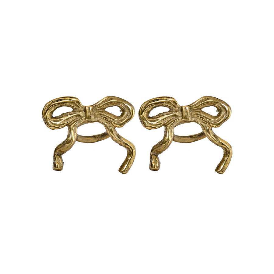 Set of 2 Napkin Holders with Bow